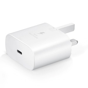 شارژر دیواری Type-C اورجینال سامسونگ مدل EP-TA800XWEGAE توان 25 وات به‌همراه کابل